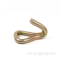 250kg-5000kg Bahan keluli Double J Hook